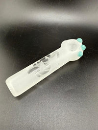 Danny W Glass Etched hand Pipe / Spoon - Misc