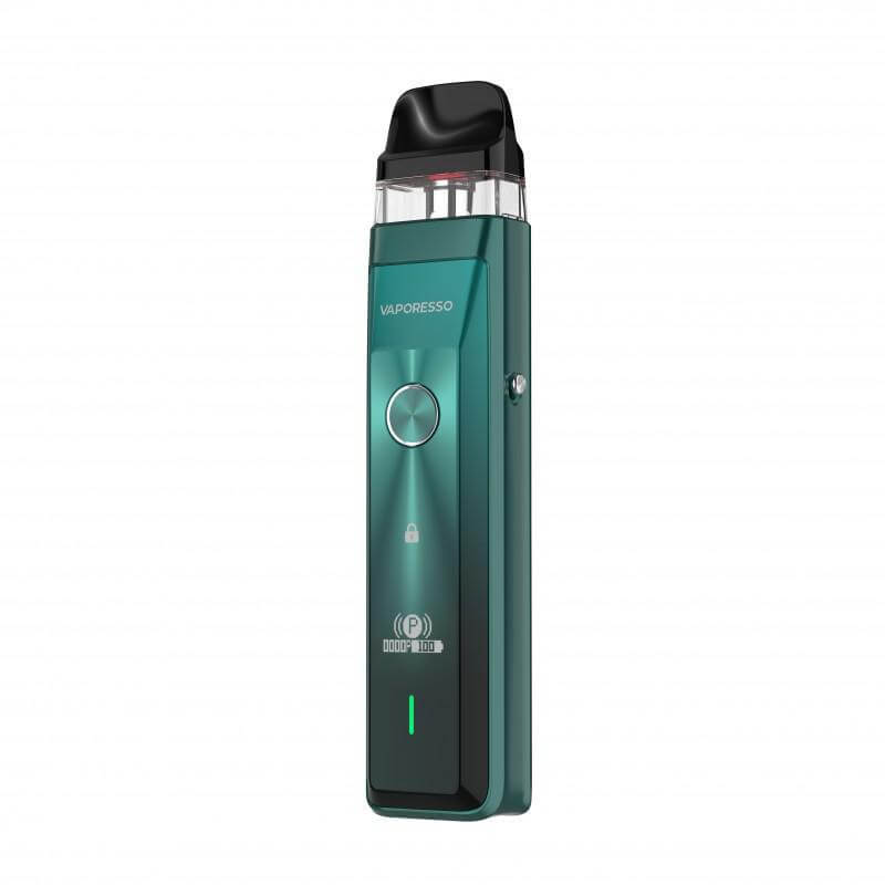 Vaporesso XROS Pro pod device in green, featuring adjustable power and AXON technology for enhanced vaping.