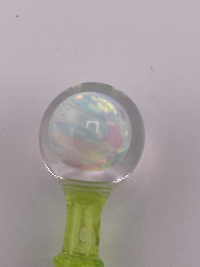 Paulson Pieces Puffco Peak Accessory - 3DXL Joystick Green w/ 10mm opal