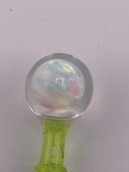Paulson Pieces Puffco Peak Accessory - 3DXL Joystick Green w/ 10mm opal