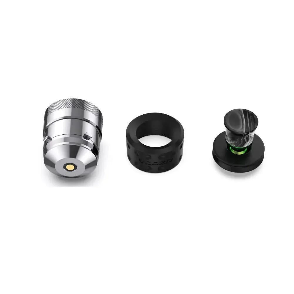 Voozr Proxy 3DXL Ceramic Chamber for Puffco Proxy ( Coming Soon ) - components including cap and extract attachment.