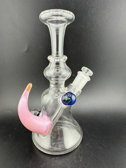 Pugsley Glass Clear Jammer w/ Colored Horn & Opal 10mm 45°