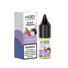 HQD Premium Salt E-Liquid Black Dragon in 30ml bottle with warning label for nicotine content.