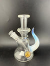 Pugsley Glass Straight Neck Jammer w/ Colored Horn & opal 10mm 45°
