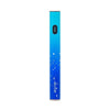 DazzLeaf VV 510 Preheat Micro USB vape pen battery in blue gradient with button, perfect for 510 thread cartridges.