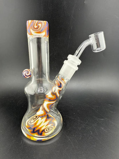 Import Glass Wig Wag 6" Jammer 14mm 45°