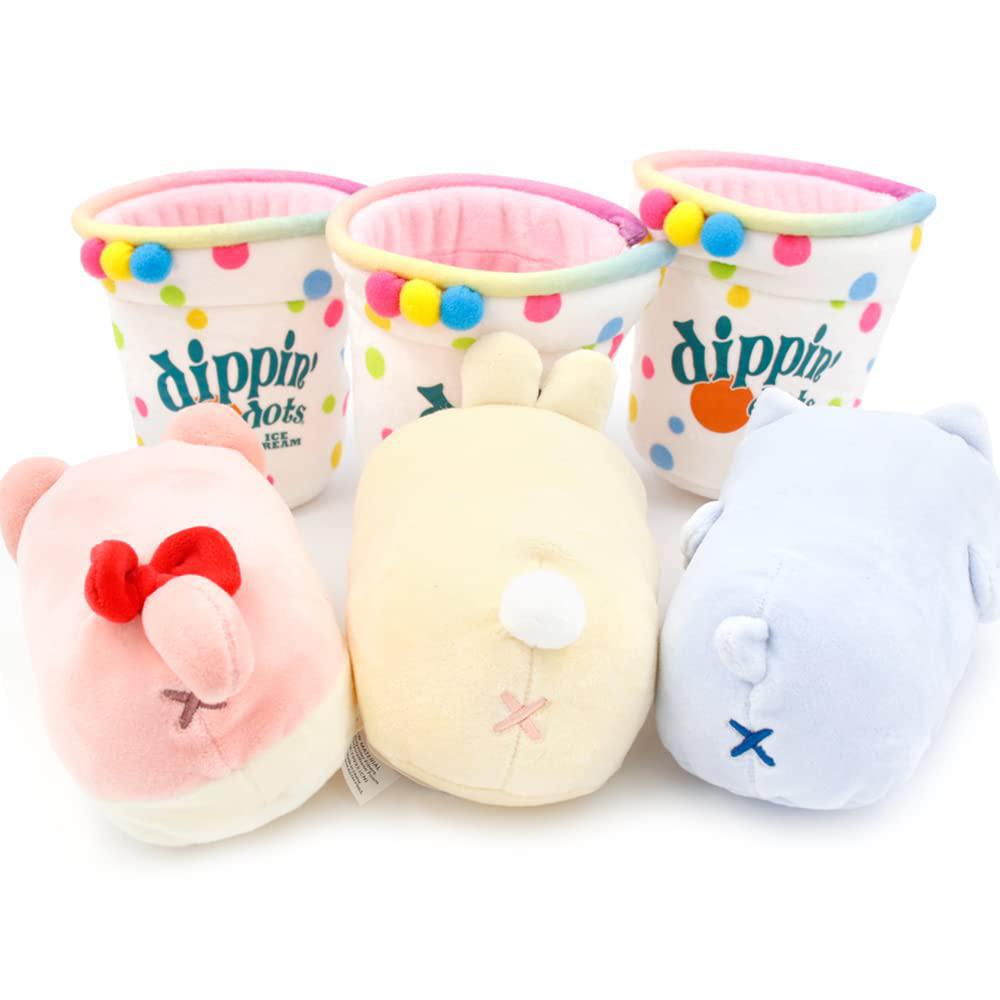 Anirollz x  Dippin' Dots Plush Blanket  6" Stuffed Animal Plushy