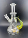Pugsley Glass Straight Neck Jammer Rig w/ Colored Horn & Opal 10mm 45°