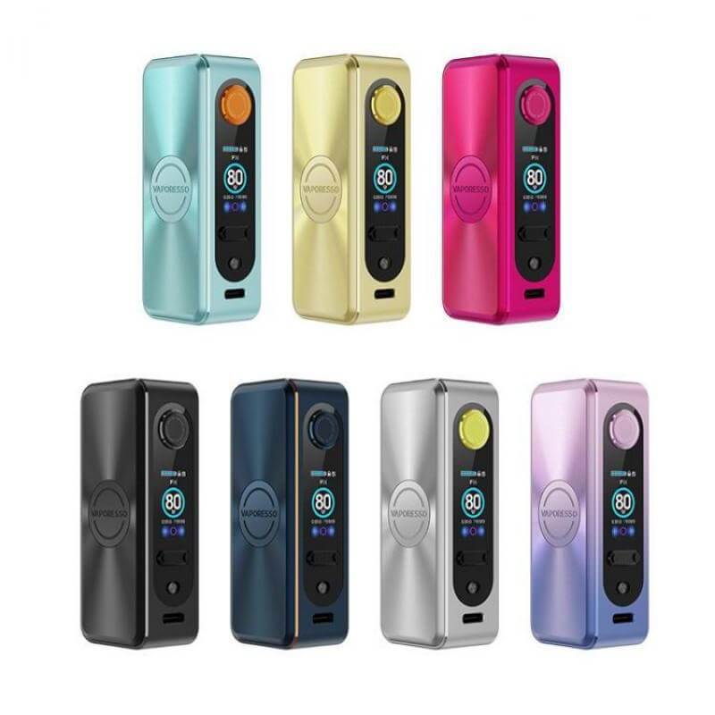 Vaporesso GEN SE Mod in multiple colors showcasing sleek design and user-friendly interface for DTL vaping.