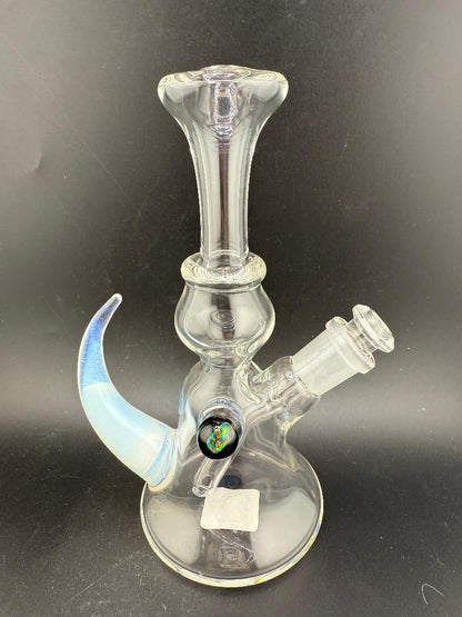 Pugsley Glass Clear Jammer w/ Colored Horn & Opal 10mm 45°