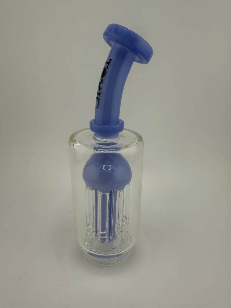 Toxic Glass 8 Arm Tree Perc Carta Replacement Top in Jade Blue for superior filtration and smooth vapor.