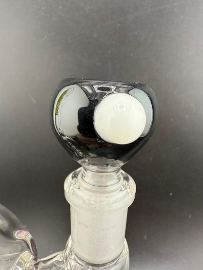 Highgrade Glass Single Color Black 14mm Bowl piece