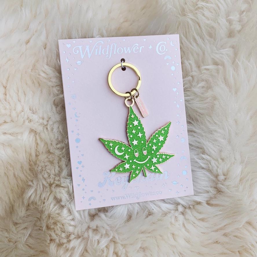 Wildflower Co. Weed Keychain