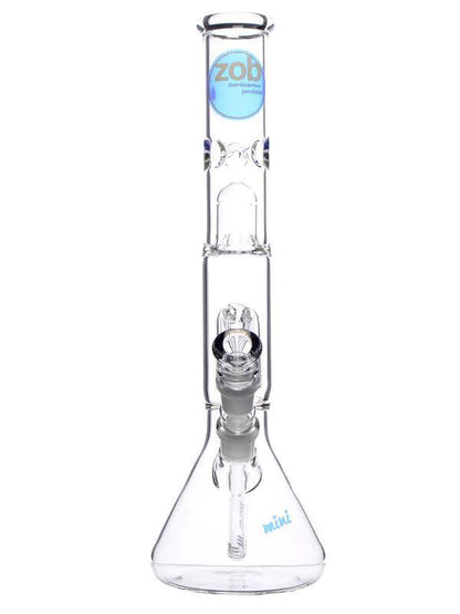 Zob Glass 14" Mini 4 Arm Beaker Flower Piece 14mm 90°