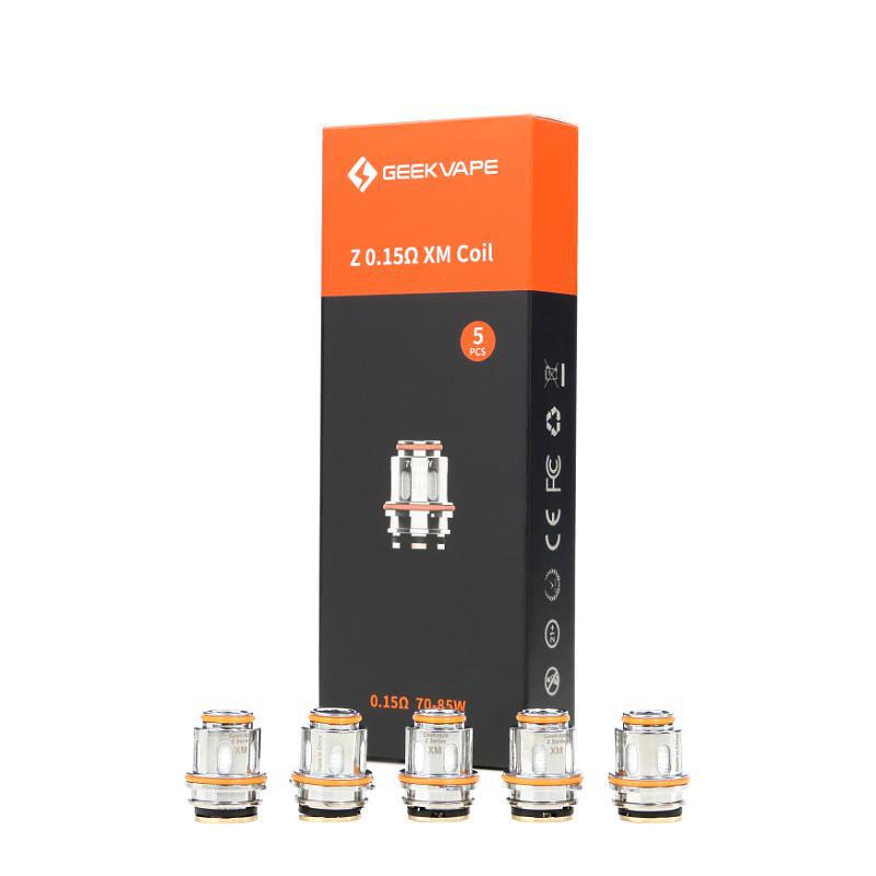 GeekVape Z Series Coils with packaging, designed for optimal vaping performance and flavor enhancement.