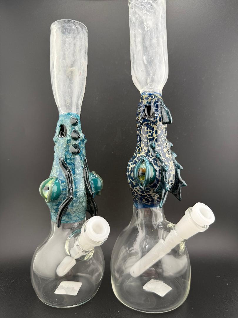 Phranq Glass Smoking Dragon Rig 10mm 45°