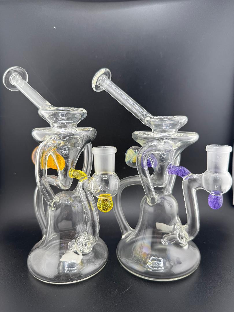 Pugsley Glass Clear Recycler 14mm 90°