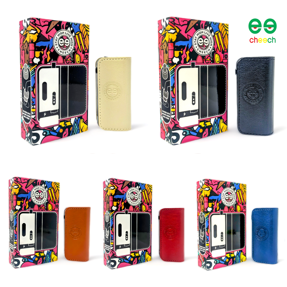 Cheech 510 Cart Battery in multiple colors with stylish packaging displayed in a vibrant design.