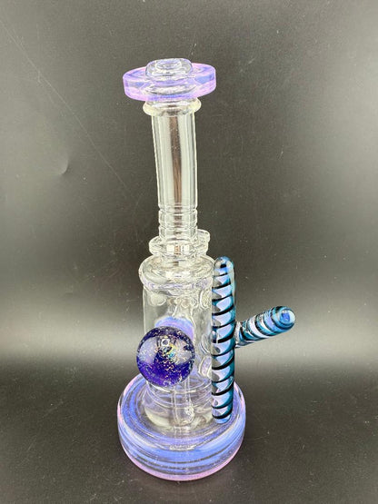 Crondo Glass Hollow Bottom Clear With Attachments 14mm 90°