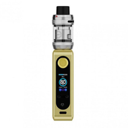 Vaporesso GEN SE Kit in yellow with iTank T, featuring digital display and top airflow design for DTL vaping.