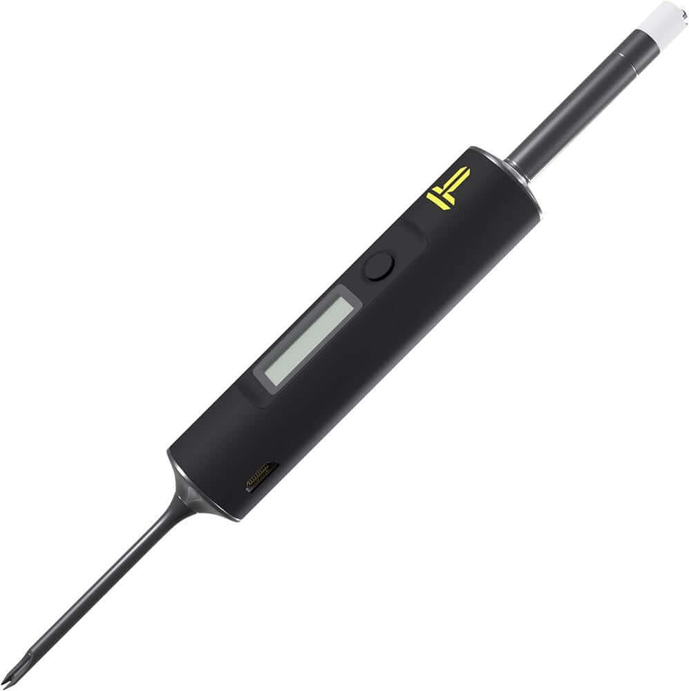 Terpometer OG 710 thermometer for precise dabbing temperature control with LCD display and sleek black design.