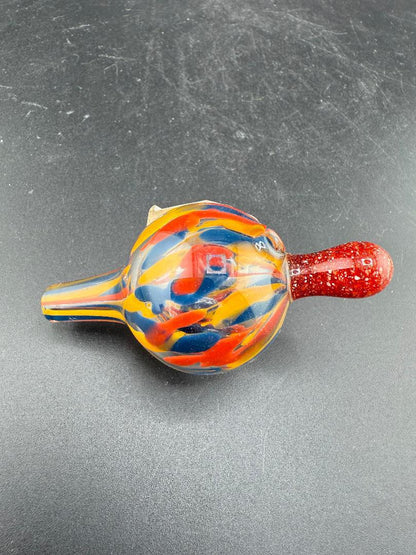 Unknown Artist Bubble Cap - 30mm rainbow Frit