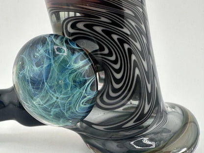 Guido Glass Hammer Pipe - Space & Wig Wag
