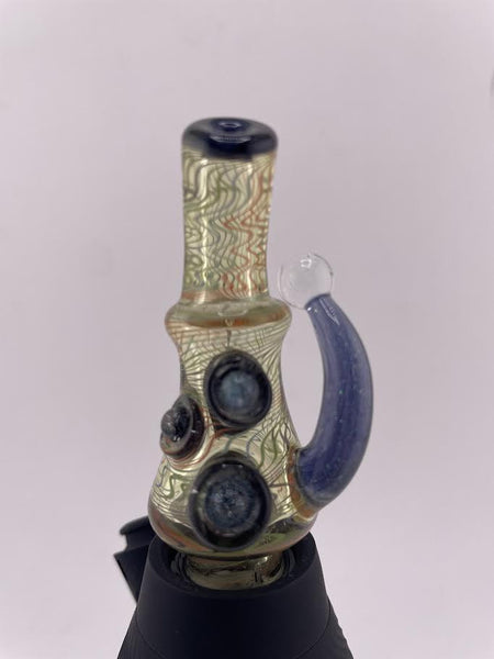 Brando Glass Puffco Proxy Core Accessory - Mini Rig Mouthpiece Full Wig Wag & Crushed Opal
