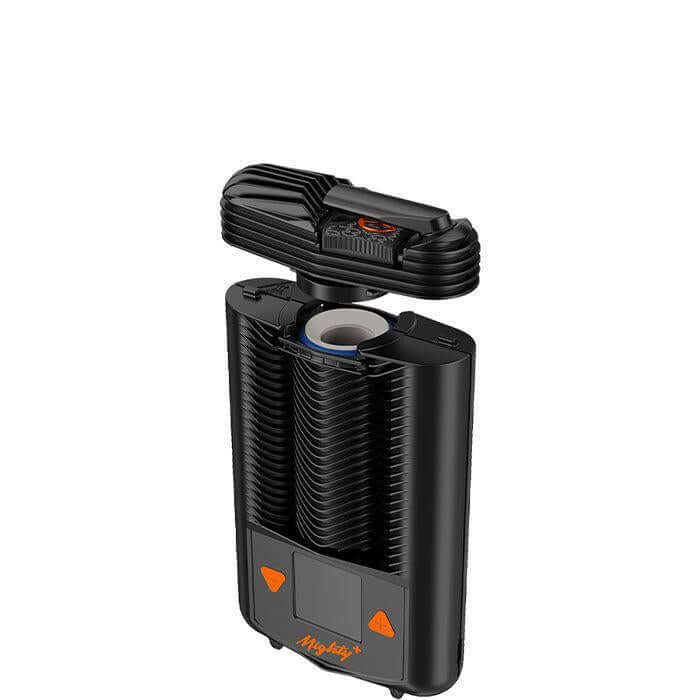 Storz & Bickel Mighty+ Vaporizer showcasing its sleek design and advanced features for optimal performance.