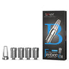 Lookah FIREBEE Quartz Tip Replacement kit with 4 quartz coil cups for 510 thread batteries.