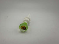 Paulson Pieces Glass Milli Dab Tool Collection: Big Bird yellow and green Heady glass spokane wa
