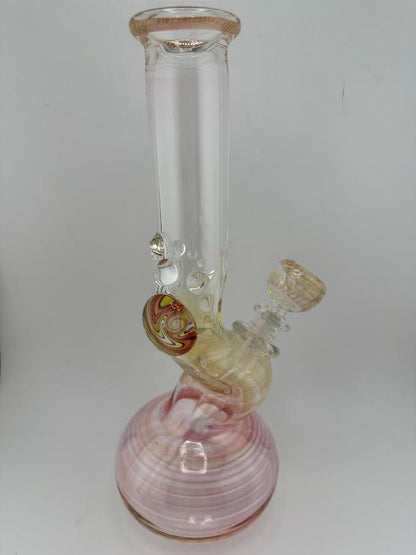 JP Killman Glass Flower Beaker - Bent Neck Fumetech