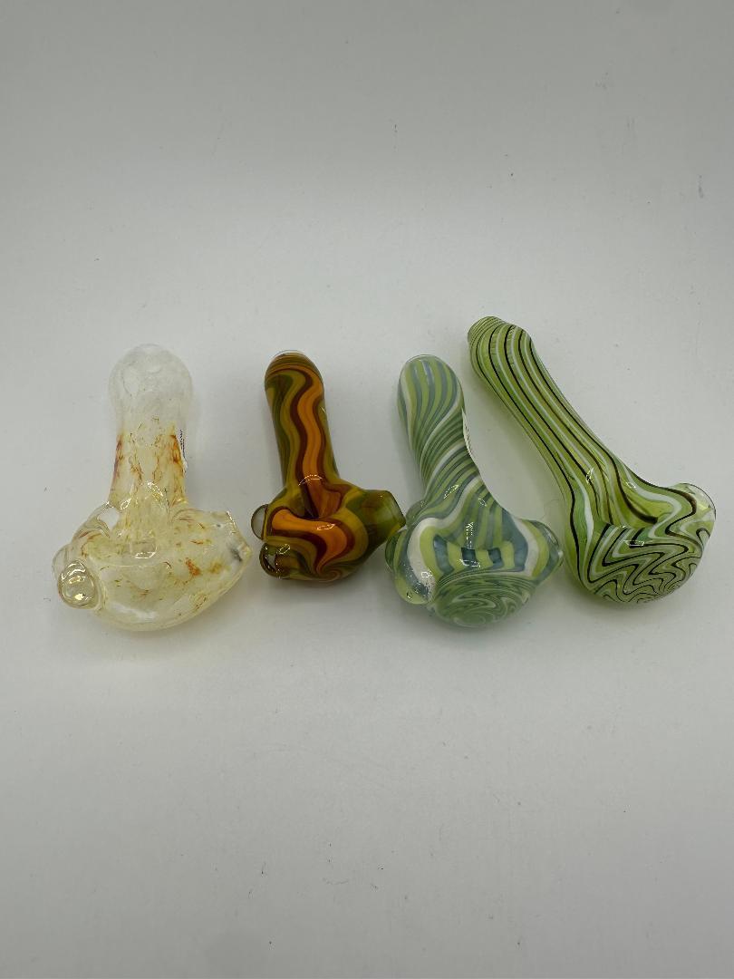 Phranq Glass Dry Pipe - Fully Worked Mini Pocket