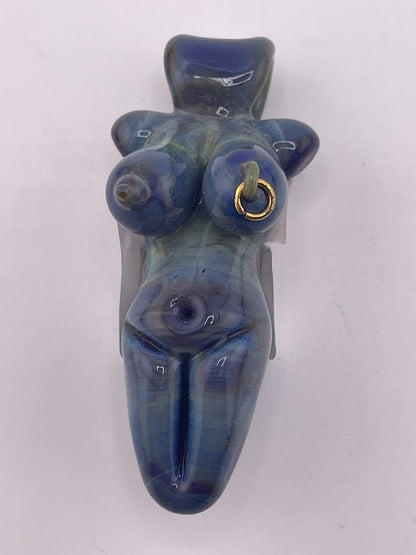 Tim Doane Glass Pendant -  Lady figure