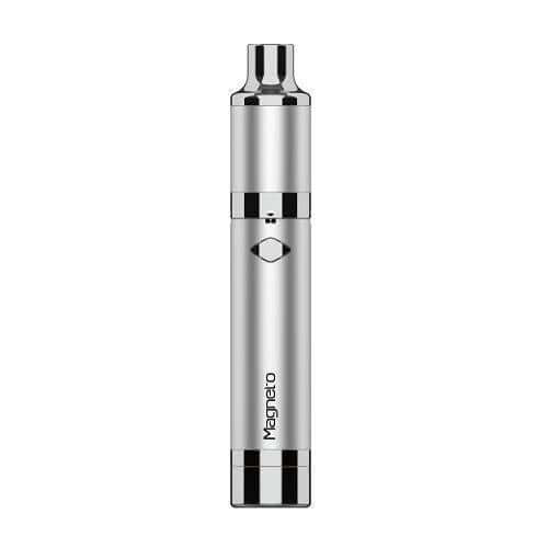 Yocan Magneto Vaporizer in sleek silver design, featuring a compact, stylish build for on-the-go vaping.