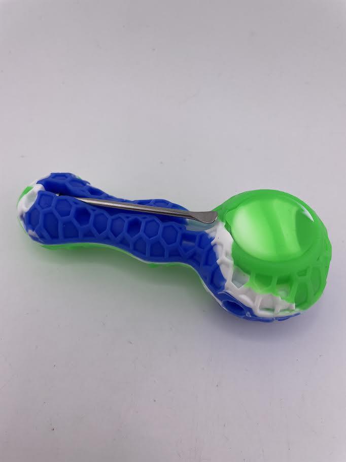 Import Honey Comb BeeHive Silicone Hand Pipe