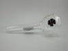 Filla John Glass Dry Pipe - Red Dichro Clear Spoon w/ Millie