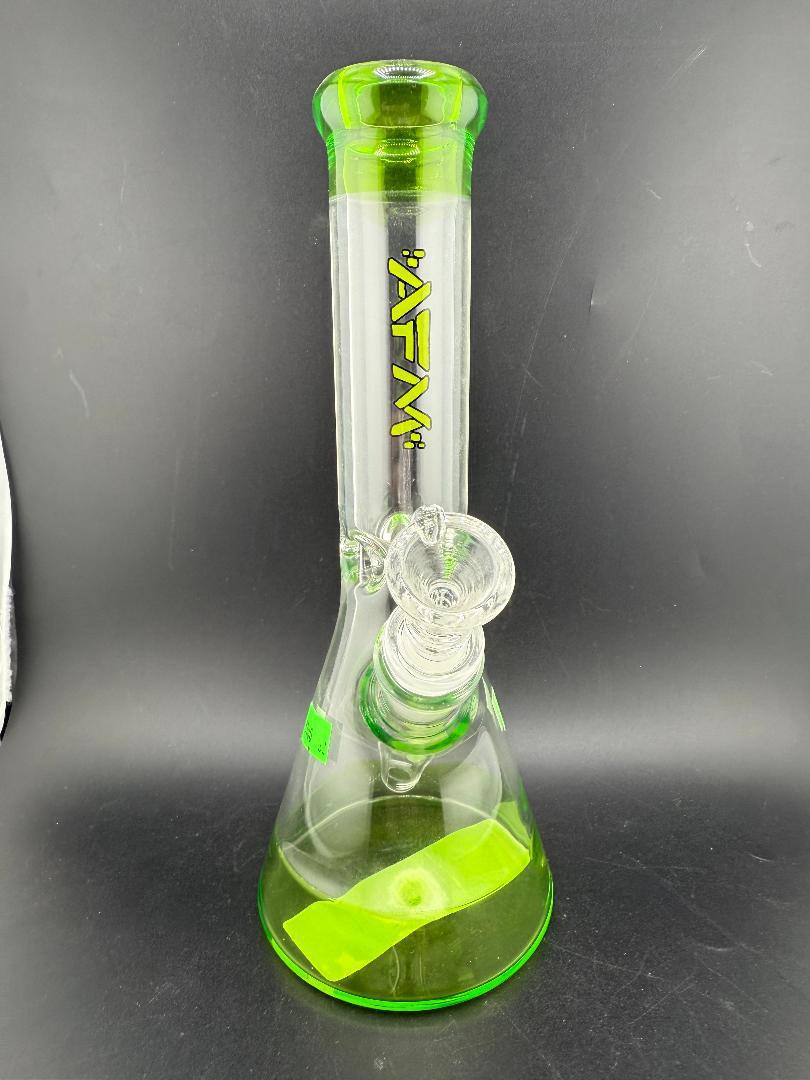 AFM Glass 10" Breen & Clear Beaker 14mm 45°