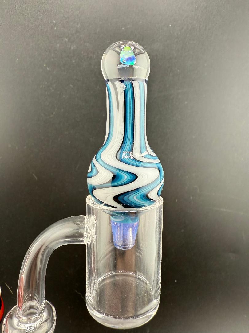 Highgrade Glass Iced Opal Bubble Carb Cap