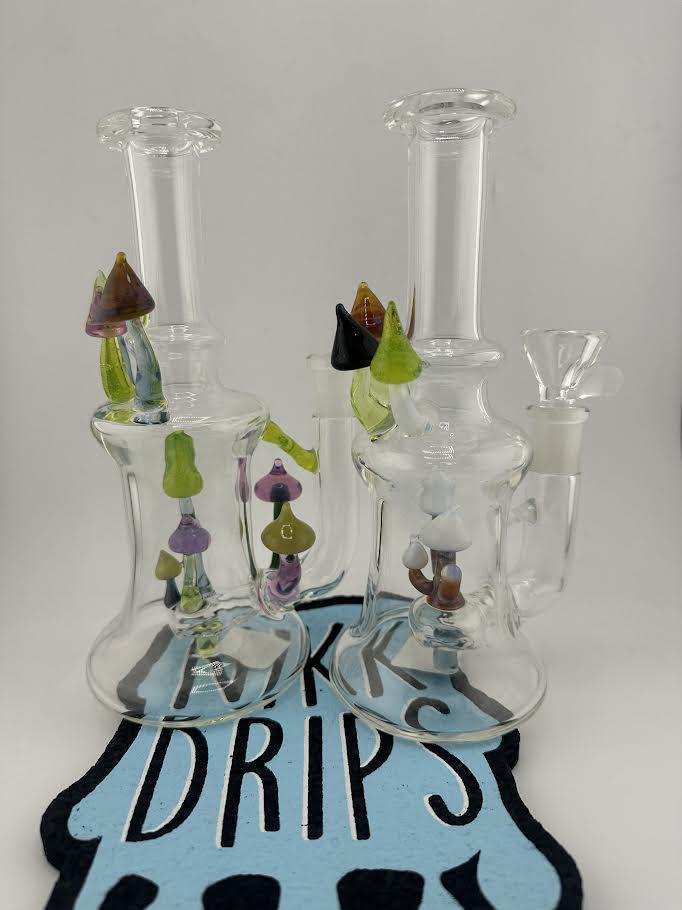 Brando Glass Banger Hanger - Mushroom Cluster 14mm 90