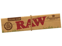 RAW Rolling Papers Organic Hemp Connisseur With Tips