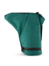 Puffco Journey Bag in green, featuring durable design, multiple pockets, and adjustable strap for easy carrying.