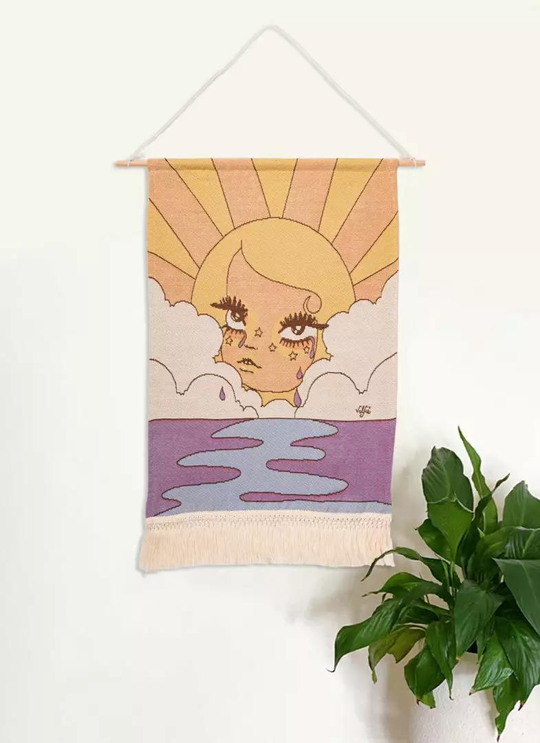 Valfre Sea Of Tears Woven Tapestry