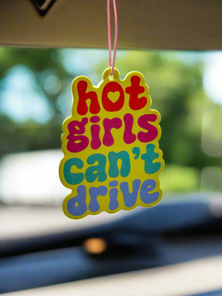 BeepBoopBop Hot Girls Can't Drive Air Freshener