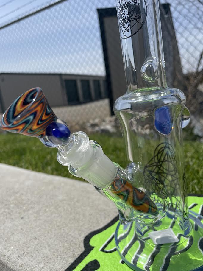 Highgrade Glass Worked Straight Tube 45