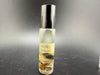 Crystal Perfume Roller with Smoky Quartz gemstone, infused with aromatherapy oils for a unique scent experience.