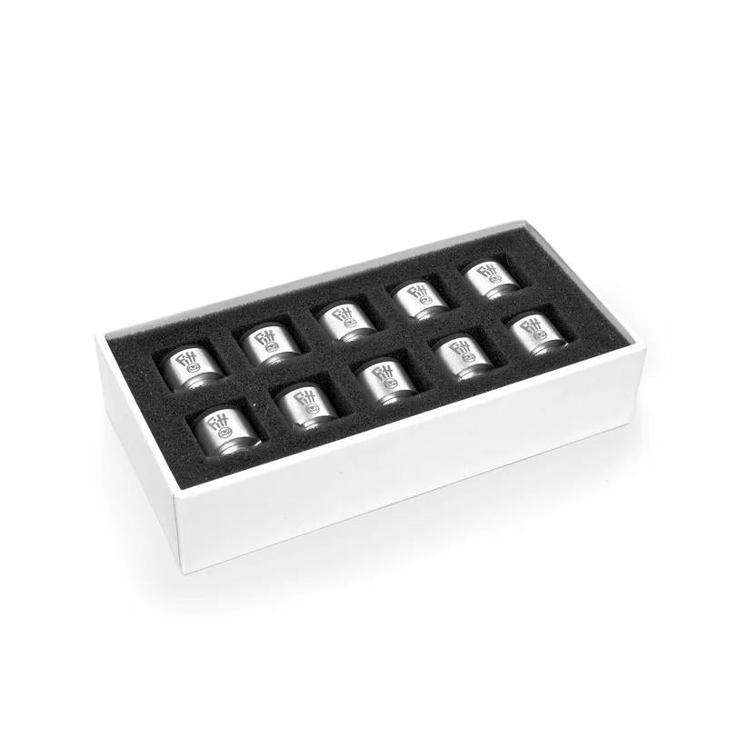 Ryan Fitt Pivot Adapter - "Interface" Single Unit in a sleek white box with a soft foam insert.