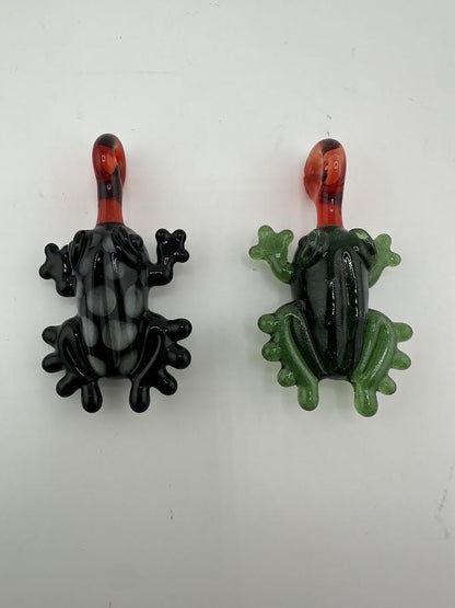 Tim Doane Glass Pendant / Necklace -  Frog