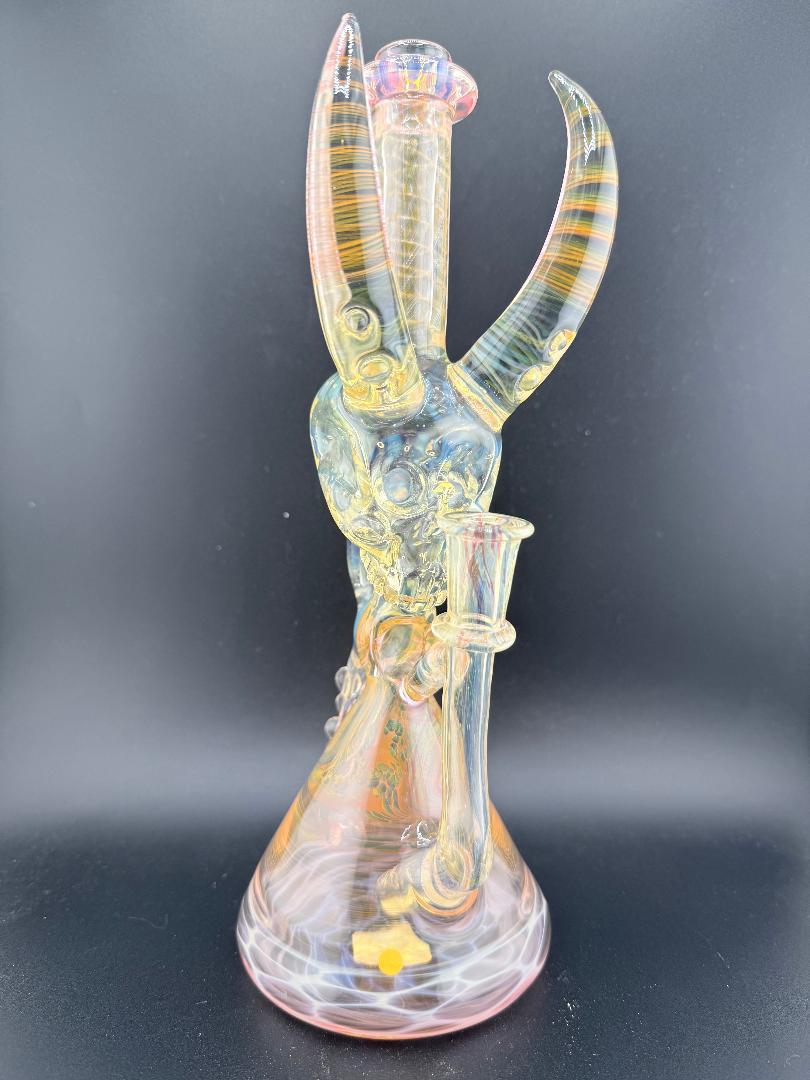 Brando Glass Fumed Skull Rig 10mm 90°