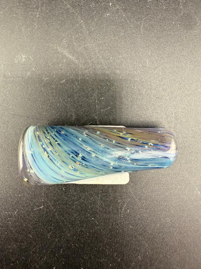 Brando Glass Blunt / Joint Holder - Space Tech & Crushed Opal